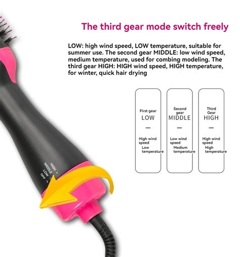 Explosion Hot Air Comb Upgrade Multifunction Hair Dryer Negative Ion Curling Iron Folding Lazy