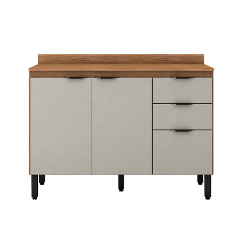 Balc O De Cozinha Firenze Portas Gavetas Am Ndola E Nude