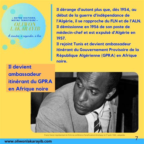 Focus Sur Frantz Fanon Oliwon Lakarayib