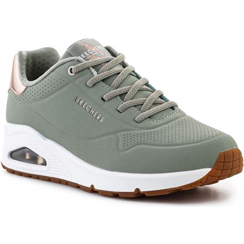 Skechers Uno Shimmer Away 155196 SAGE Zöld Cipők Rövid szárú