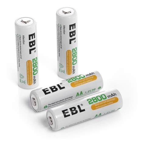 Baterías Pilas Recargables Aa Ebl 1 2v 2800mah Nimh MercadoLibre