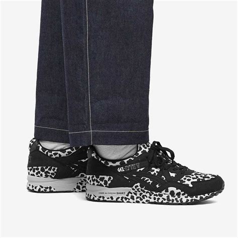 Comme Des Garçons Shirt X Asics Gel Lyte V Leopard In Black Comme Des