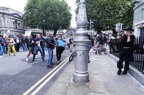 Protest scuffle in Dublin city centre - Dublin Live