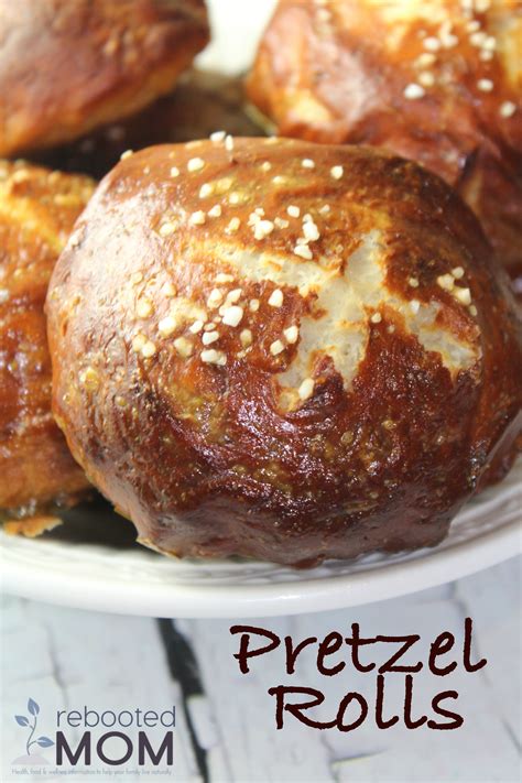 Homemade Pretzel Rolls