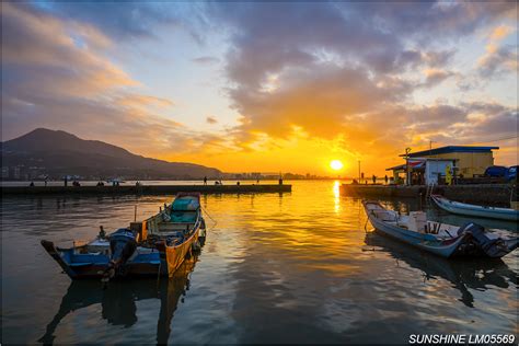 Lm05569 淡水夕陽 淡江夕照 滬尾漁港 黃昏 夕陽 夜景 第一漁港 淡水舊漁港 漁船 漁業 淡水老街 新北市  Flickr