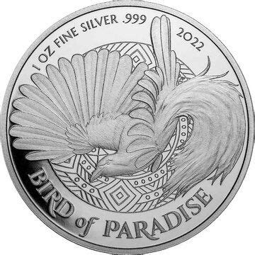 1 Kina Elizabeth II Bird Of Paradise Papua New Guinea Numista