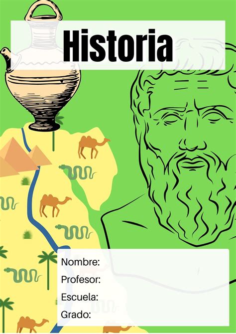 【portadas De Historia Libretas Dibujos Primaria Secundaria