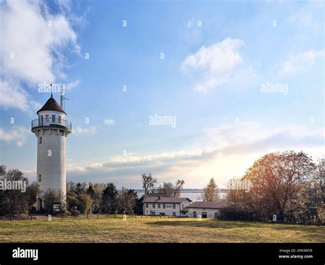 usedom  autumn usedom pilot tower  karnin stock photo alamy