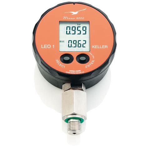 Digitales Manometer LEO1 KELLER Pressure Gewinde Elektronisch