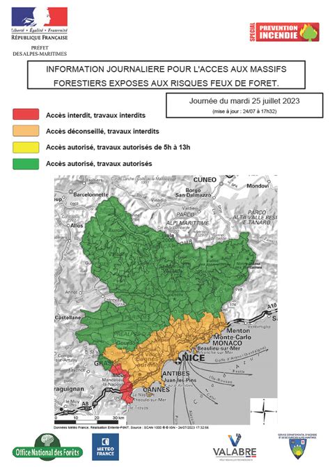 Mardi Juillet Vigilance Feux De For T Risque Feux De For T