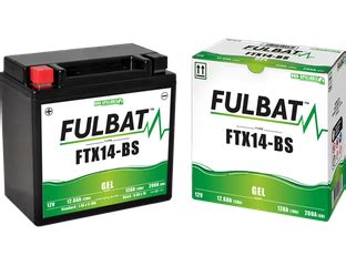 Аккумулятор гелевый FULBAT FTX14 BS GEL YTX14 BS