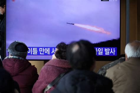 North Korea Fires Cruise Missiles Into Sea South Korea Says Reuters