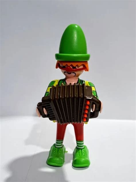 CLOWN PLAYMOBIL AVEC Chapeau Et Accordéon 30 10 23 EUR 5 00 PicClick FR