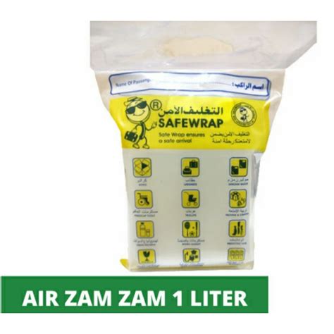 Jual AIR ZAMZAM 1000ML AIR MASJIDIL HARAM MEKKAH ARAB SAUDI 100 ASLI