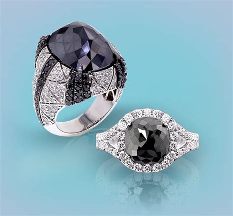 Black Diamond Rings - Jewelry Designs