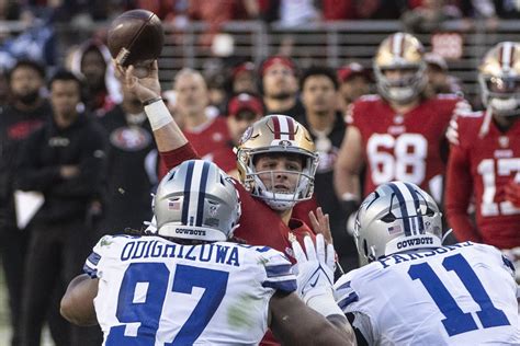 Mccaffrey 49ers Slip By Disappointed Cowboys Advance To Nfc Title Game Trendradars