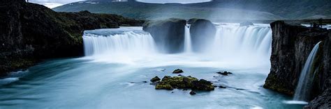 Godafoss - The waterfall of the gods in northern Iceland