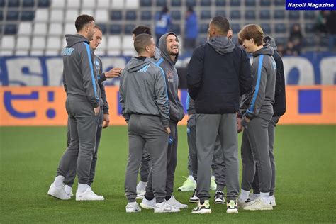 FOTO SHOW NM Empoli Napoli Ecco Gli Azzurri Al Castellani