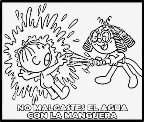 Dibujos Del Cuidado Del Agua Para Colorear El 22 De Marzo Día Mundial