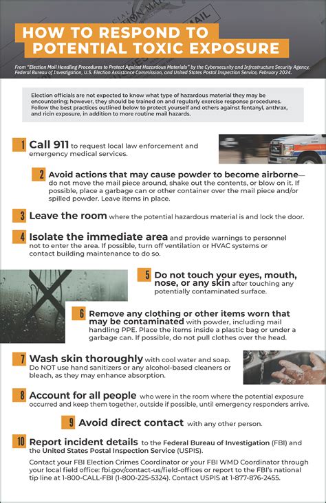 How to Respond to Potential Toxic Exposure - Elections Group