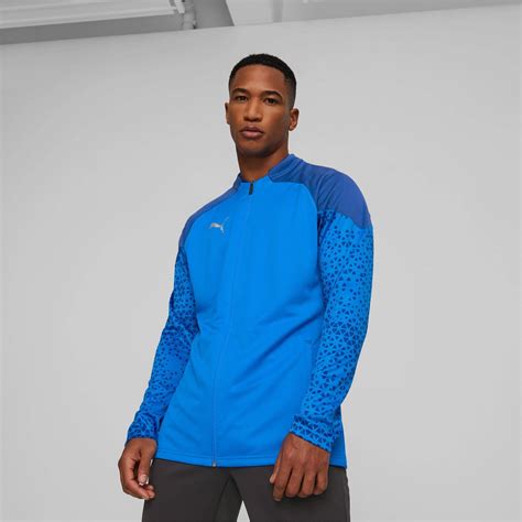 Puma Teamcup Training Jacket Electric Blue Lemonade Bl Pris