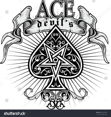 Ace Of Spades Stock Vector 365433239 Shutterstock