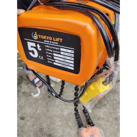 Jual Electric Chain Hoist Ton X Meter Tokyo Lift Japan Shopee