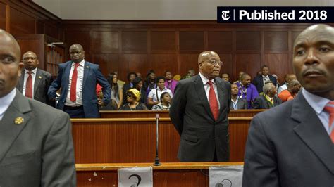 Jacob Zuma Appears In Court For South Africa Corruption Trial The New