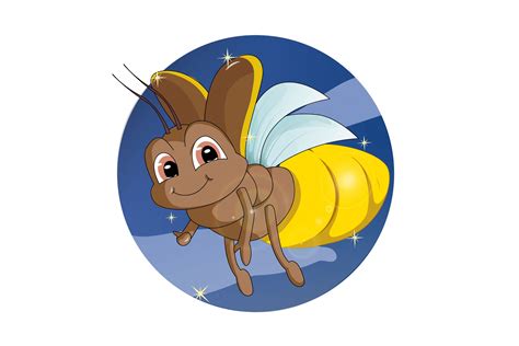 Cute Firefly Clipart