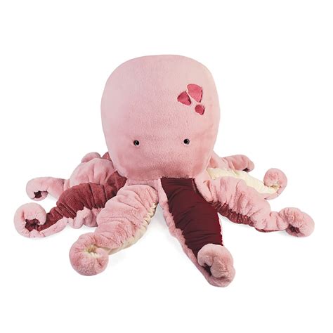 Histoire D Ours Peluche Pieuvre Rose 80 Cm