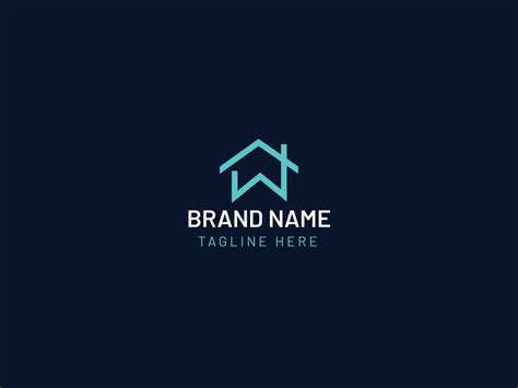 Home Logo Design 34551187 Vector Art At Vecteezy