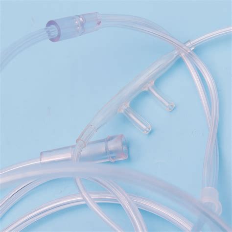 Ce Iso Approved Pvc Sterile Nasal Oxygen Connecting Tube Cannula