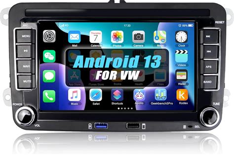 CAMECHO Android 13 Autoradio mit Navi für VW Golf 5 Golf 6 Skoda Polo