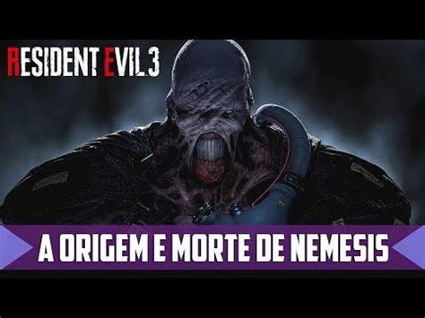 A HISTÓRIA DA ORIGEM E DA MORTE DE NEMESIS RESIDENT EVIL 3 YouTube