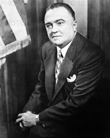 J Edgar Hoover 1895 1972 Fbi Director Portrait Circa 1950s