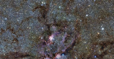 Lobster Nebula NGC 6357 Imaged In Infrared By VISTA Telescope