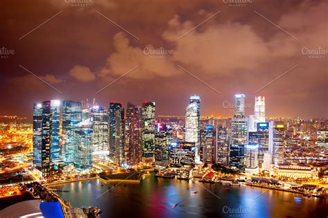 Singapore night view | High-Quality Architecture Stock Photos ...