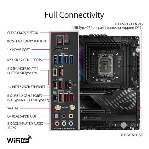 ASUS ROG Maximus Z790 Hero WiFi 6E LGA 1700 IntelÂ13th 12th Gen ATX