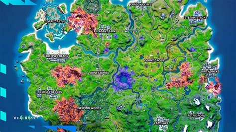 Fortnite Season 9 Map Major Changes Pyramid The Convergence And More