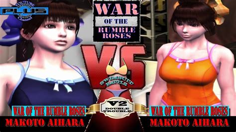 War Of The Rumble Roses V2 Double Trouble Swimsuit Battle Featuring