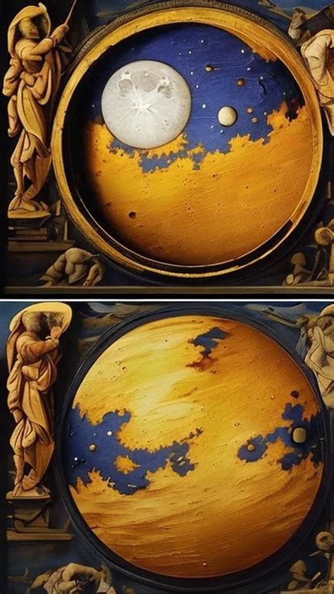 One Oil Traditional Renaissance Painted Moon And On OpenArt