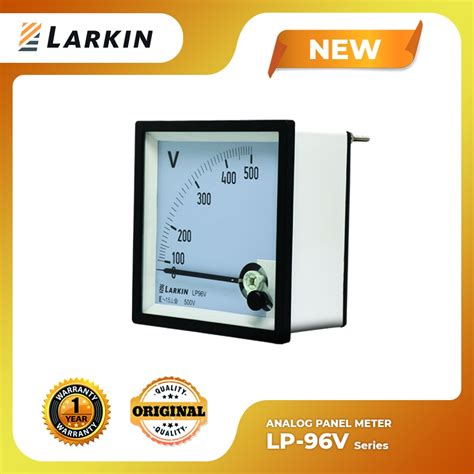 Jual Analog AC Voltmeter Volt Panel Meter 96x96 Jarum LP 96V Larkin