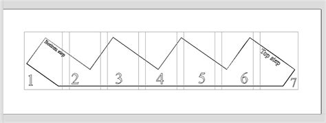 Stair Stringer Template Four 4 Steps For 2x10 Lumber Etsy