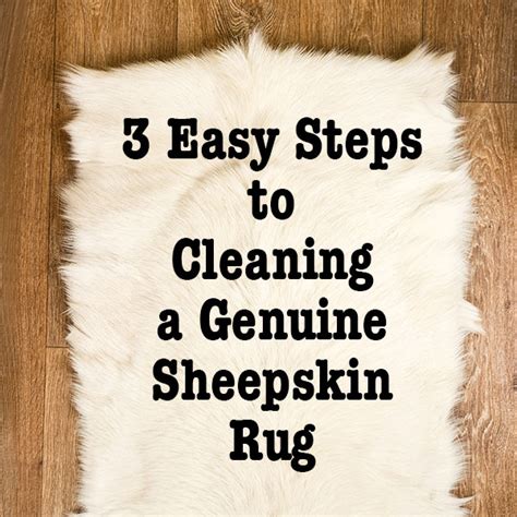 3 Easy Steps To Cleaning A Genuine Sheepskin Rug Live Like You Are Rich