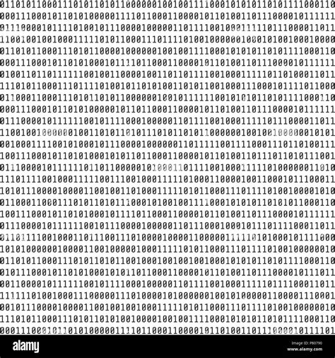 Código binario Representación visual de datos binarios concepto de
