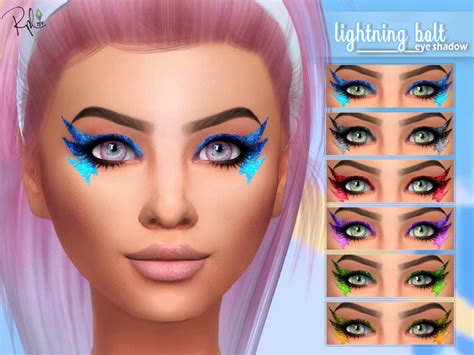 The Sims Resource Lightning Bolt Eyeshadow