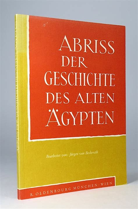 Abriss Der Geschichte Des Alten Gypten Oldenbourgs Abriss Der