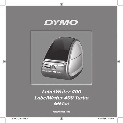 DYMO LABELWRITER 400 QUICK START MANUAL Pdf Download | ManualsLib