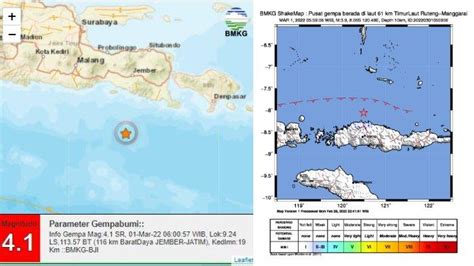 Info Bmkg Soal Gempa Bumi Terkini Sr Labuan Bajo Sr Di Jember