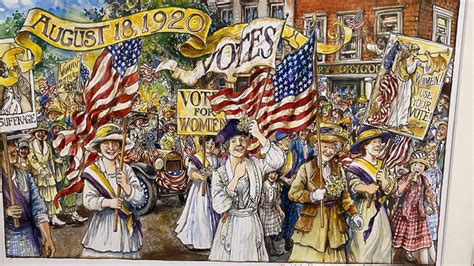 Women's Suffrage Movement art | wtol.com